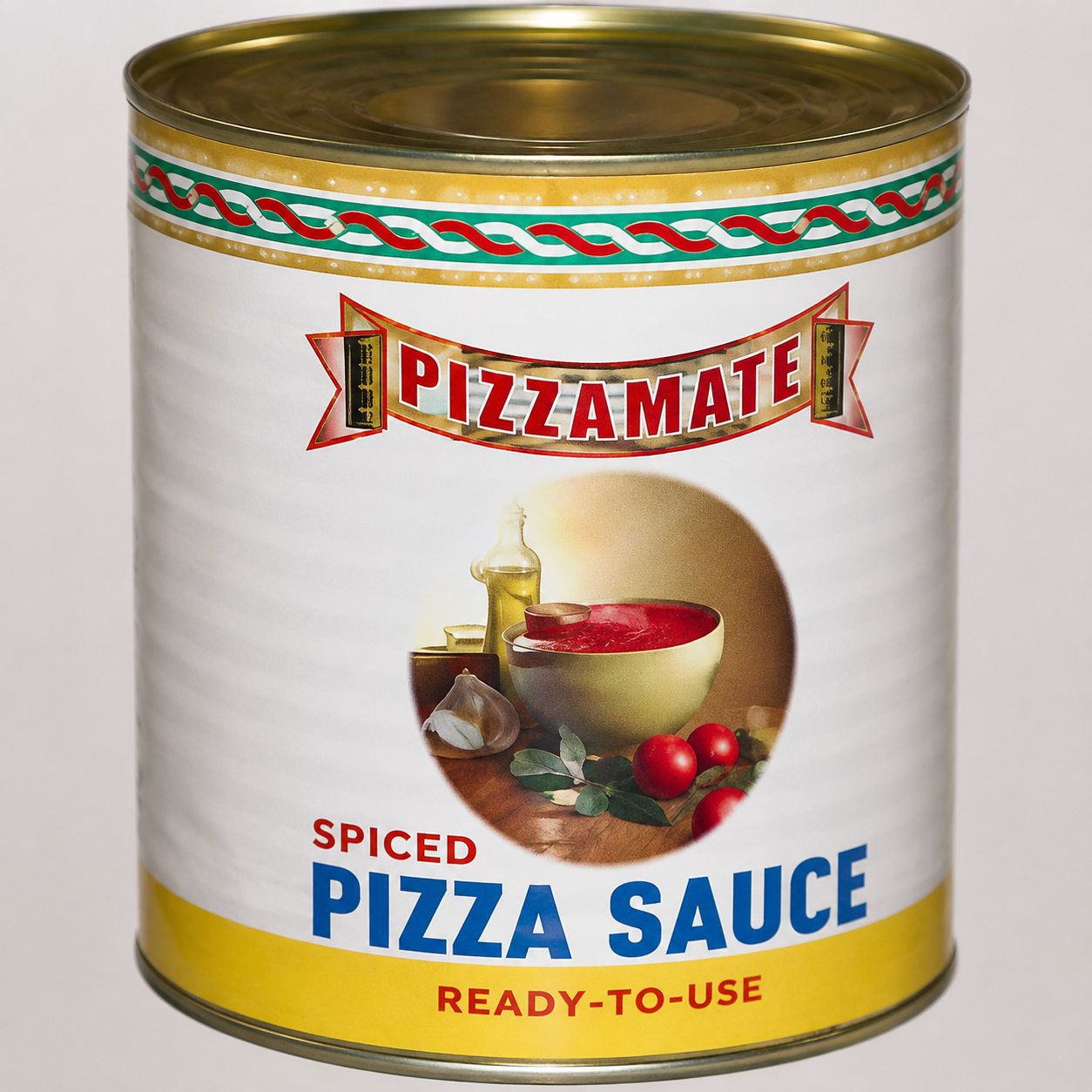 Pizza Mate spiced pizza sauce tin